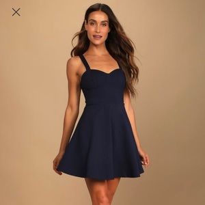 Navy Blue Lulu’s Cocktail Dress